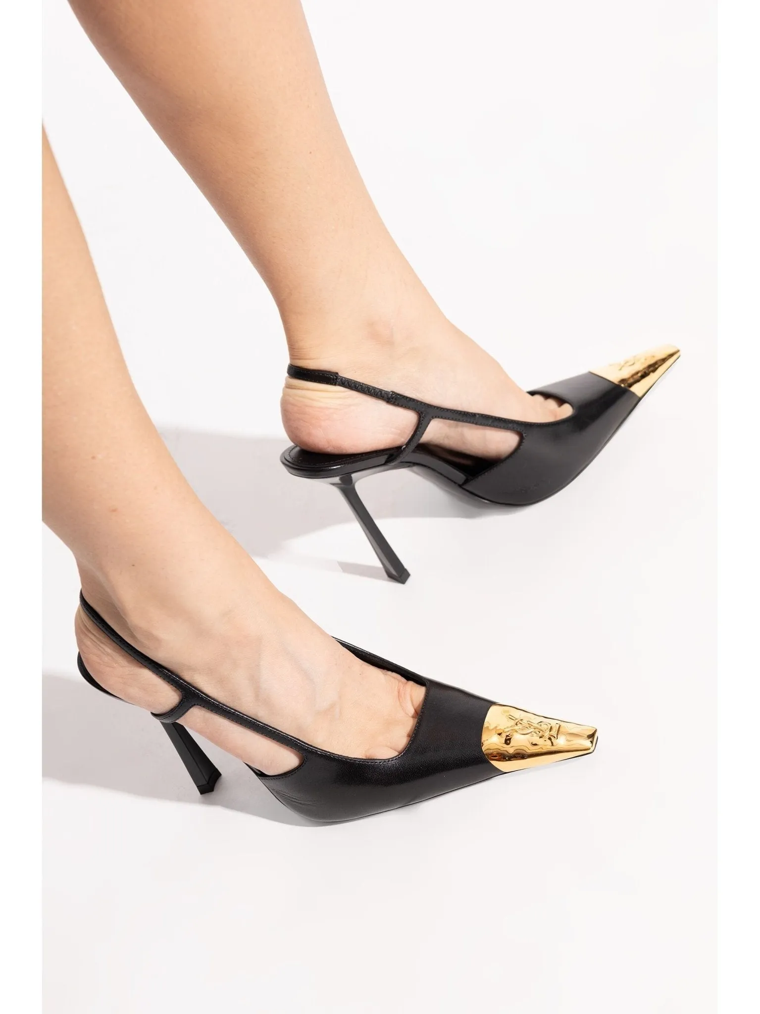 110mm Jeanne slingback pumps