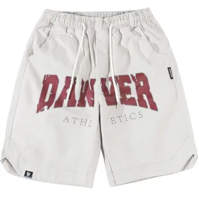 1984 Athletic Shorts Letter Print