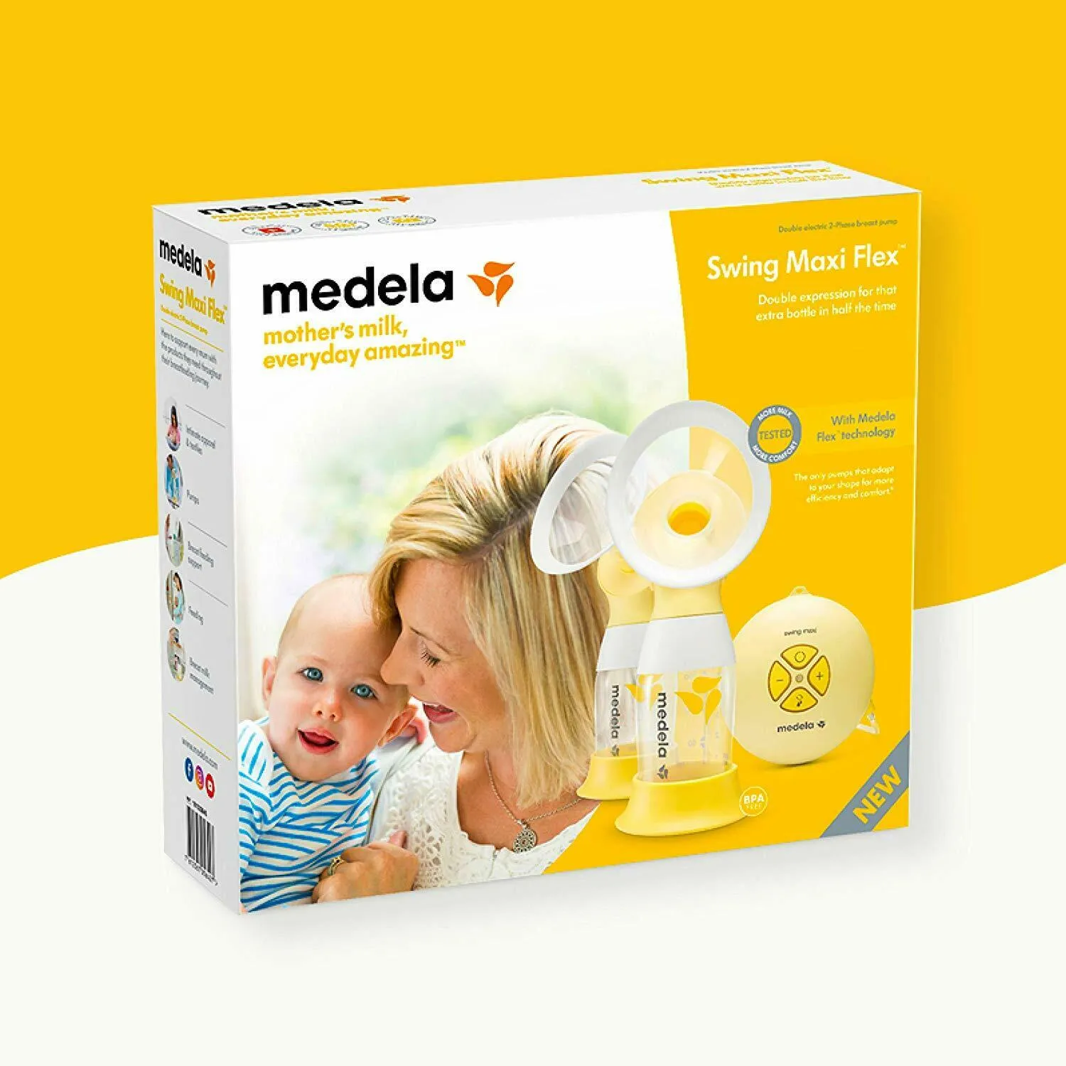 [2 Yr Local Warranty] Medela Swing Maxi Flex Breast Pump Set