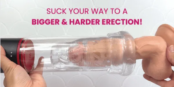 3-in-1 Brotar Vibrating Penis Pump, Stroker, & Sucker