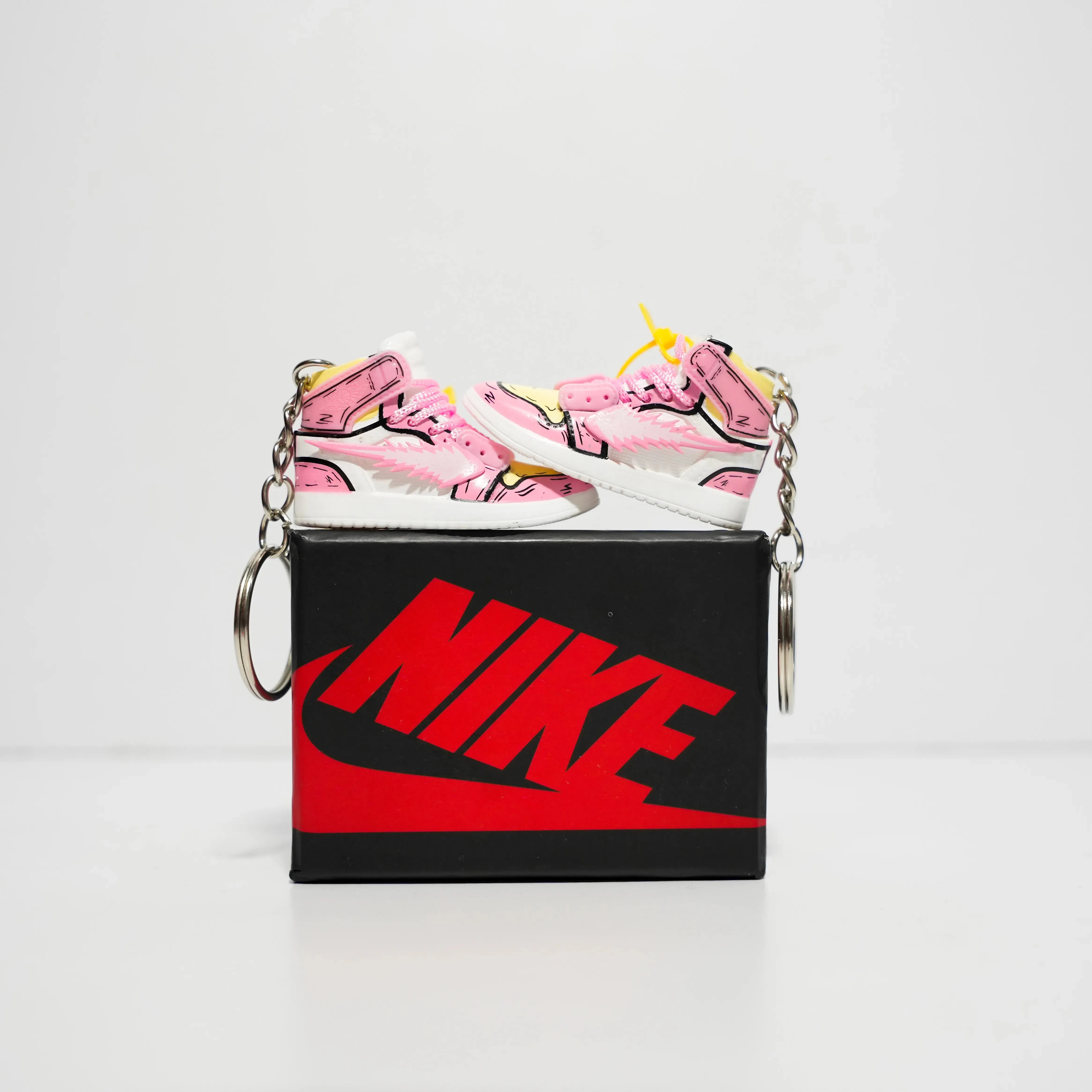 3D Sneaker Keychain With Box - Demon Slayer Nezuka Inspired