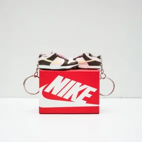 3D Sneaker Keychain With Box - Dunk Low Stussy