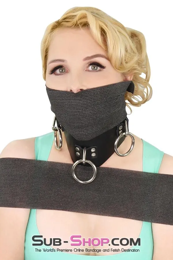 5745A-GAG      Wrap-Sure Self Adhesive Bondage Wrap, Black - MEGA Deal