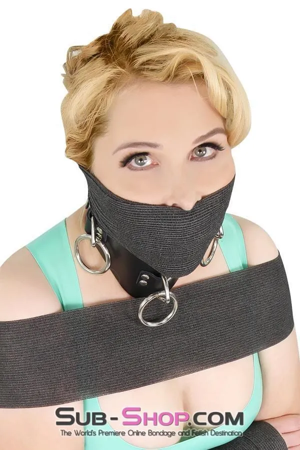 5745A-GAG      Wrap-Sure Self Adhesive Bondage Wrap, Black - MEGA Deal