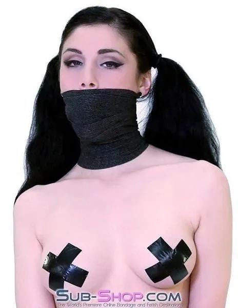 5745A-GAG      Wrap-Sure Self Adhesive Bondage Wrap, Black - MEGA Deal