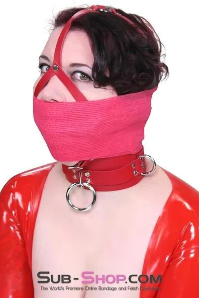 5746A-GAG      Wrap-Sure Self Adhesive Gag Wrap, Red