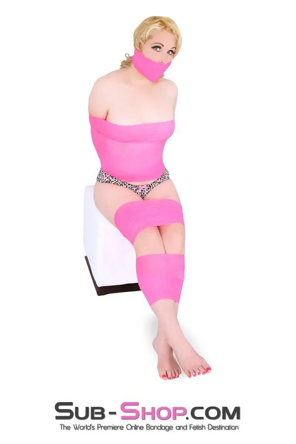 5748A      Wrap-Sure Self Adhesive Bondage and Gag Wrap, Pink - MEGA Deal