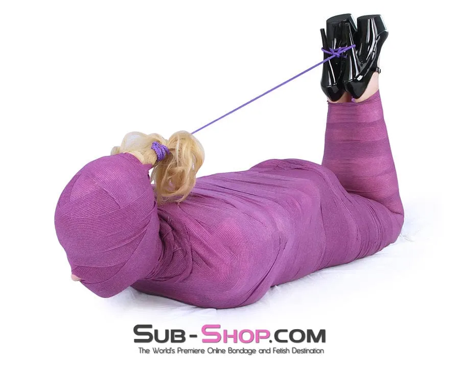 5750A-SIS      Sissy Slave Wrap-Sure Self Adhesive Bondage Wrap, Purple