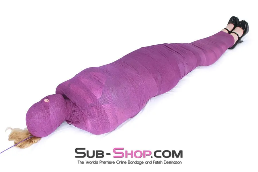 5750A-SIS      Sissy Slave Wrap-Sure Self Adhesive Bondage Wrap, Purple