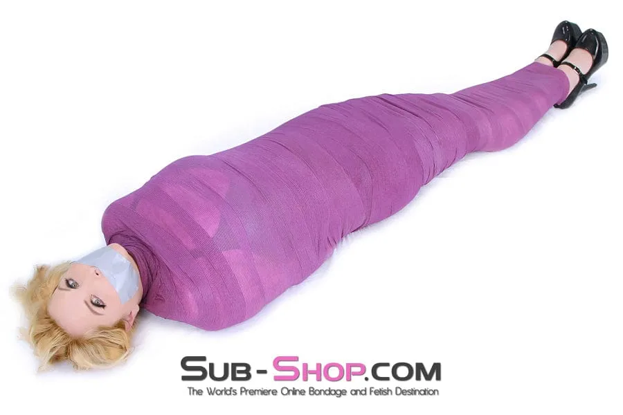 5750A-SIS      Sissy Slave Wrap-Sure Self Adhesive Bondage Wrap, Purple