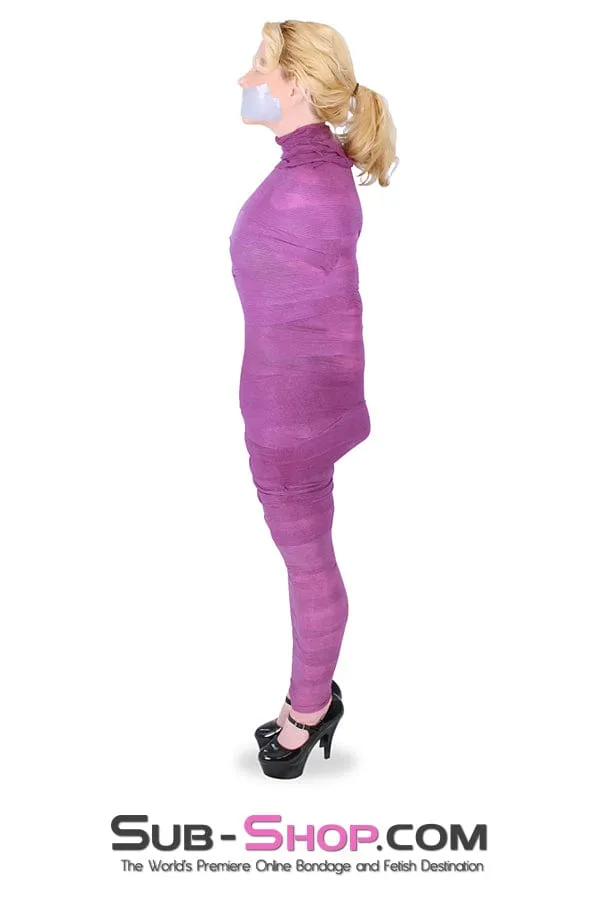 5750A-SIS      Sissy Slave Wrap-Sure Self Adhesive Bondage Wrap, Purple