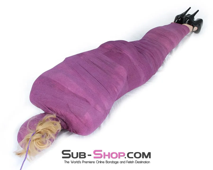 5750A-SIS      Sissy Slave Wrap-Sure Self Adhesive Bondage Wrap, Purple