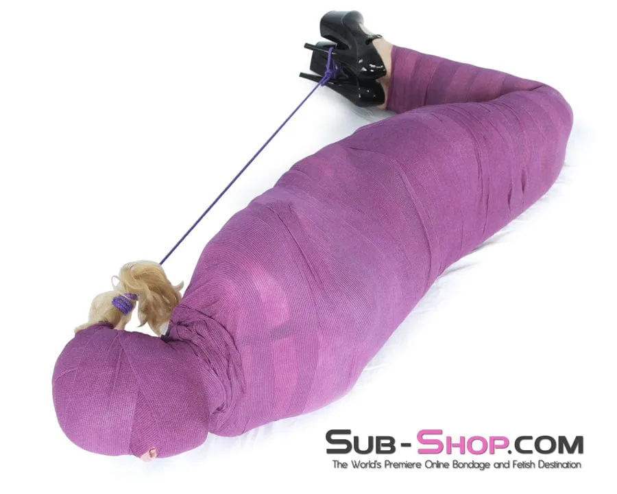 5750A-SIS      Sissy Slave Wrap-Sure Self Adhesive Bondage Wrap, Purple