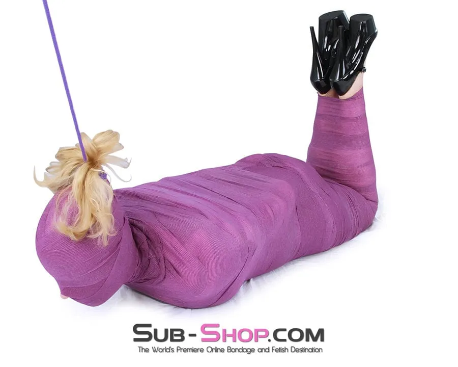 5750A-SIS      Sissy Slave Wrap-Sure Self Adhesive Bondage Wrap, Purple