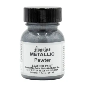 ANGELUS Leather Paint 1oz - Metallic Pewter