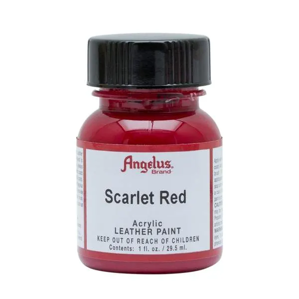 ANGELUS Leather Paint 1oz - Scarlet Red