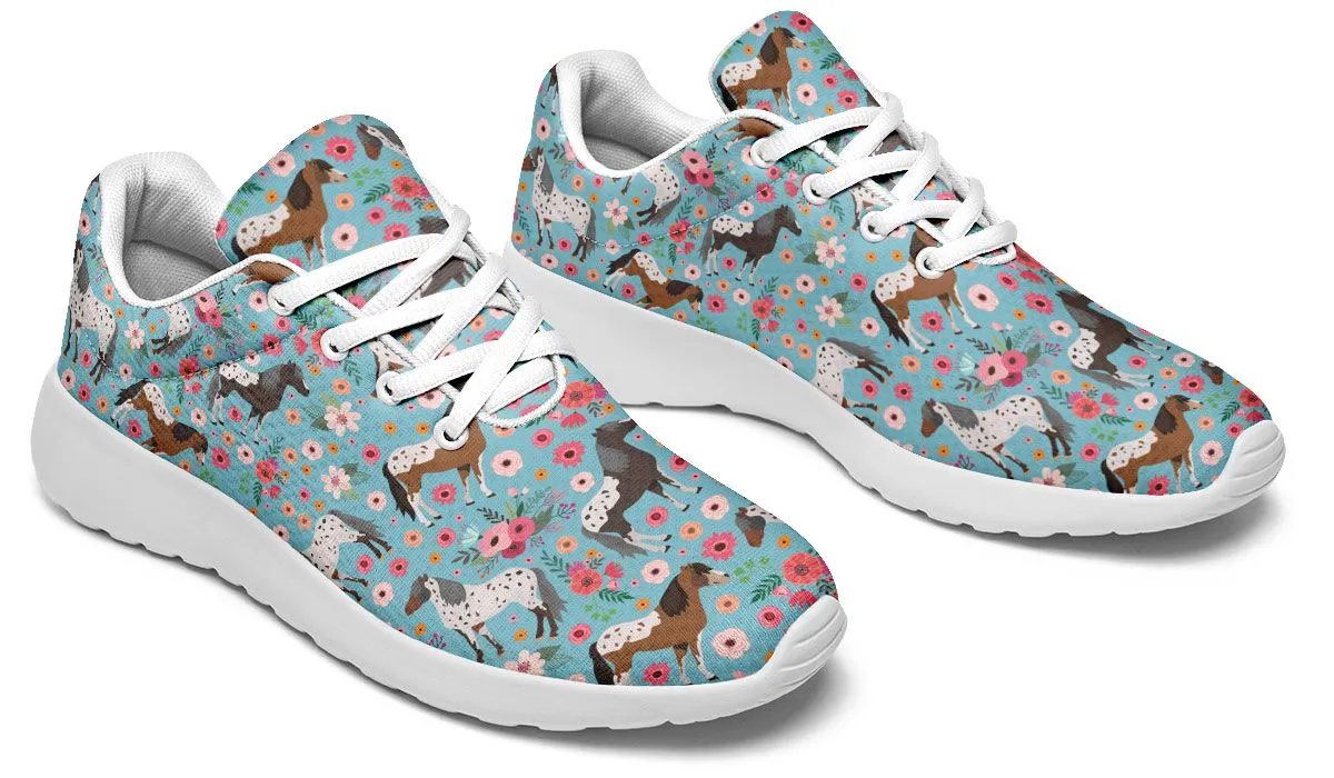 Appaloosa Horse Flower Sneakers