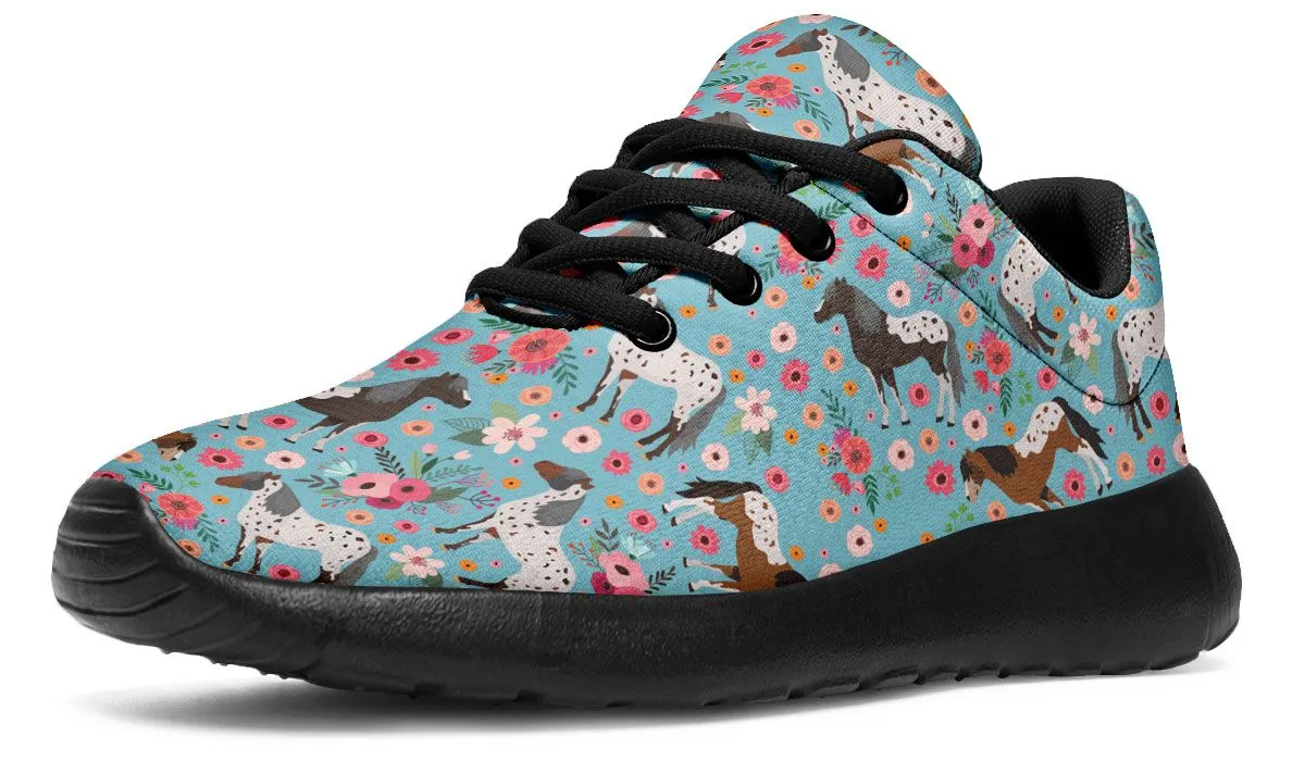 Appaloosa Horse Flower Sneakers