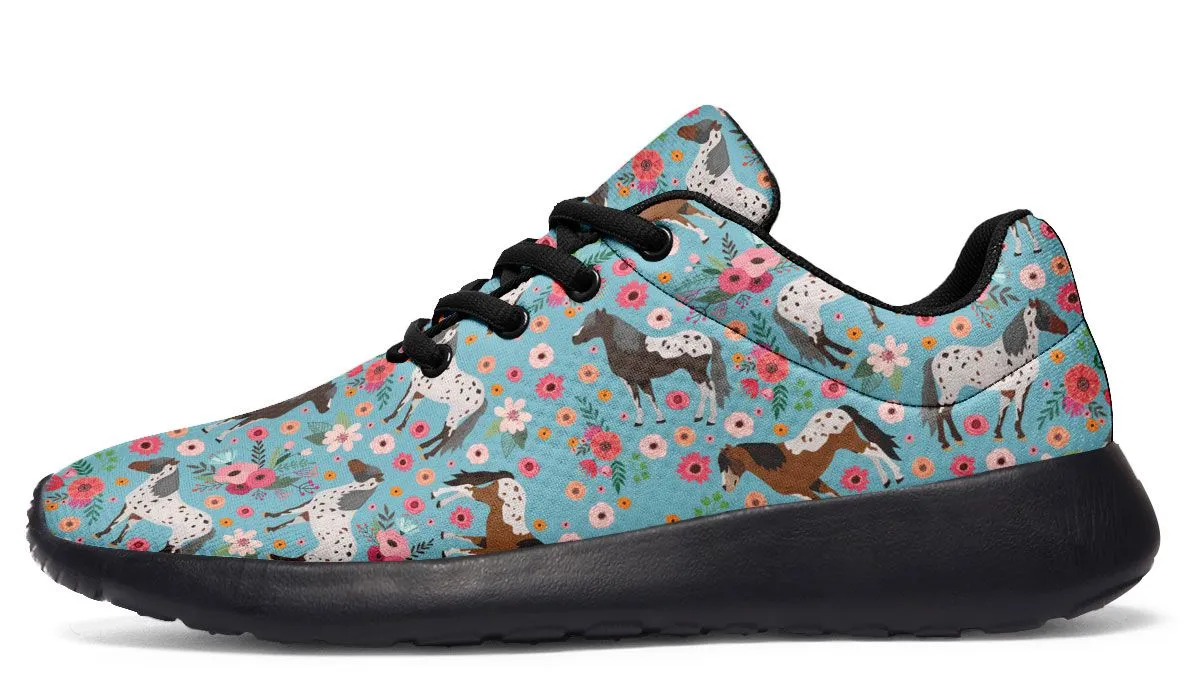 Appaloosa Horse Flower Sneakers