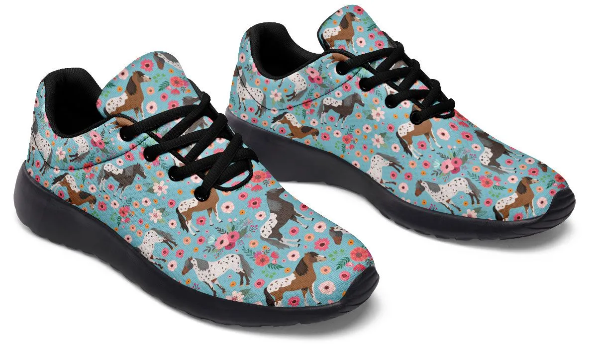 Appaloosa Horse Flower Sneakers