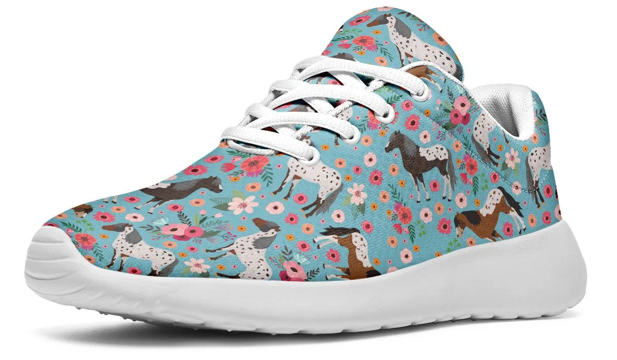 Appaloosa Horse Flower Sneakers