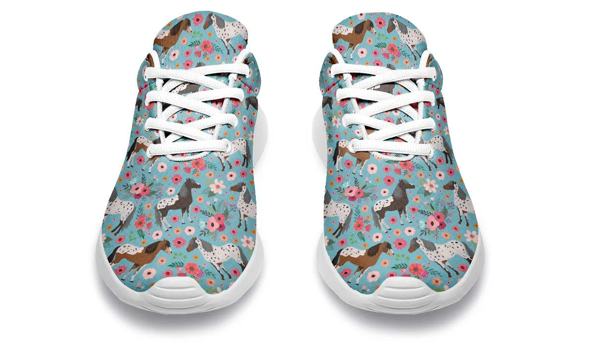 Appaloosa Horse Flower Sneakers