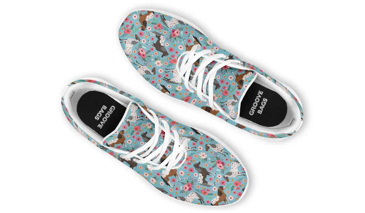 Appaloosa Horse Flower Sneakers