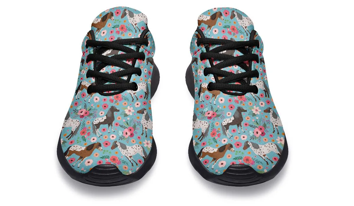 Appaloosa Horse Flower Sneakers