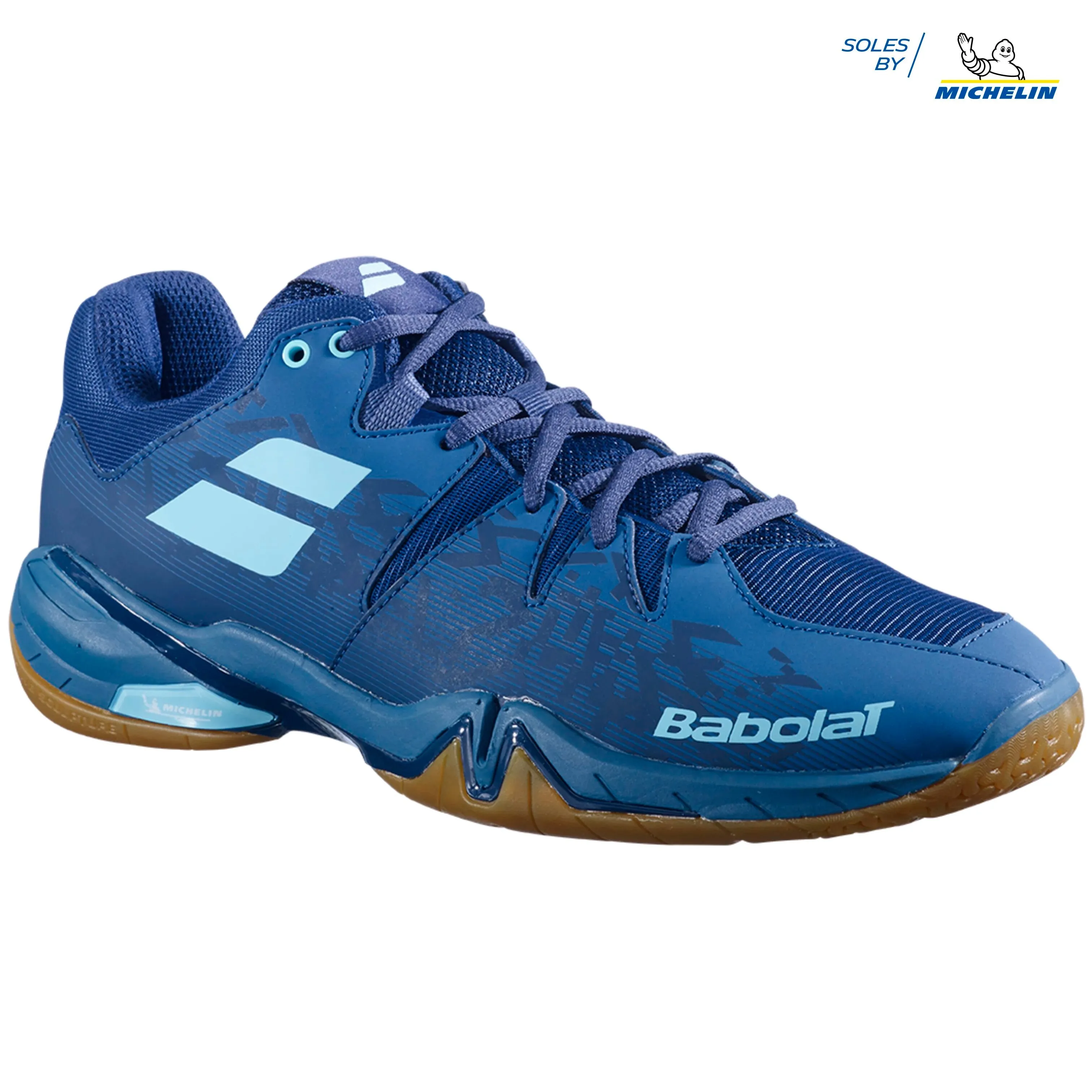 Babolat Men's Shadow Spirit Badminton Shoes- Dark Blue