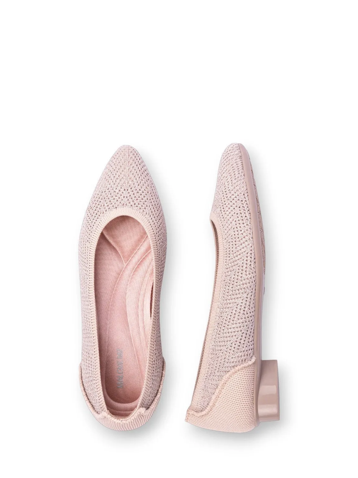 Basic Crystal Ballerina Pumps