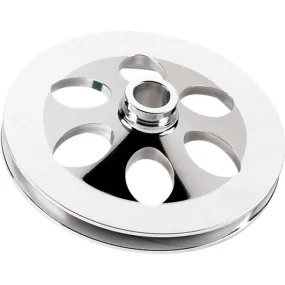 Billet Specialties Single Groove Press-On Power Steering Pulley - V-Belt .750 in. Bore - Chevy