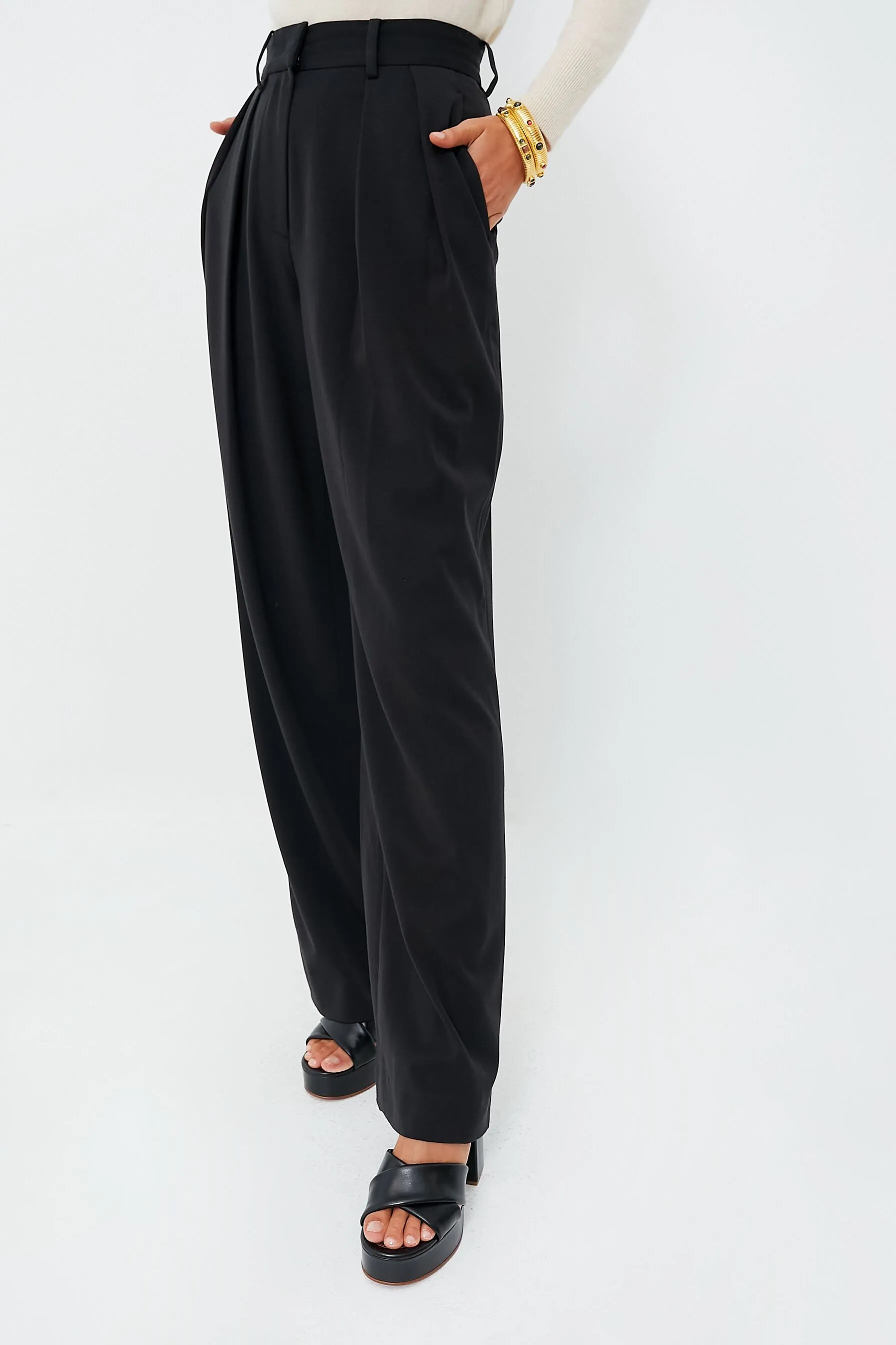 Black Luisa Pant