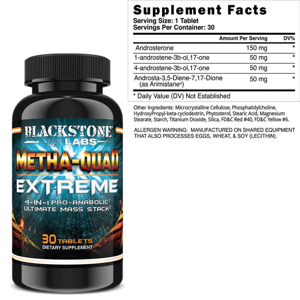 Blackstone Labs Metha-Quad Extreme 30 Capsules