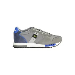 Blauer Gray Leather Men Sneaker