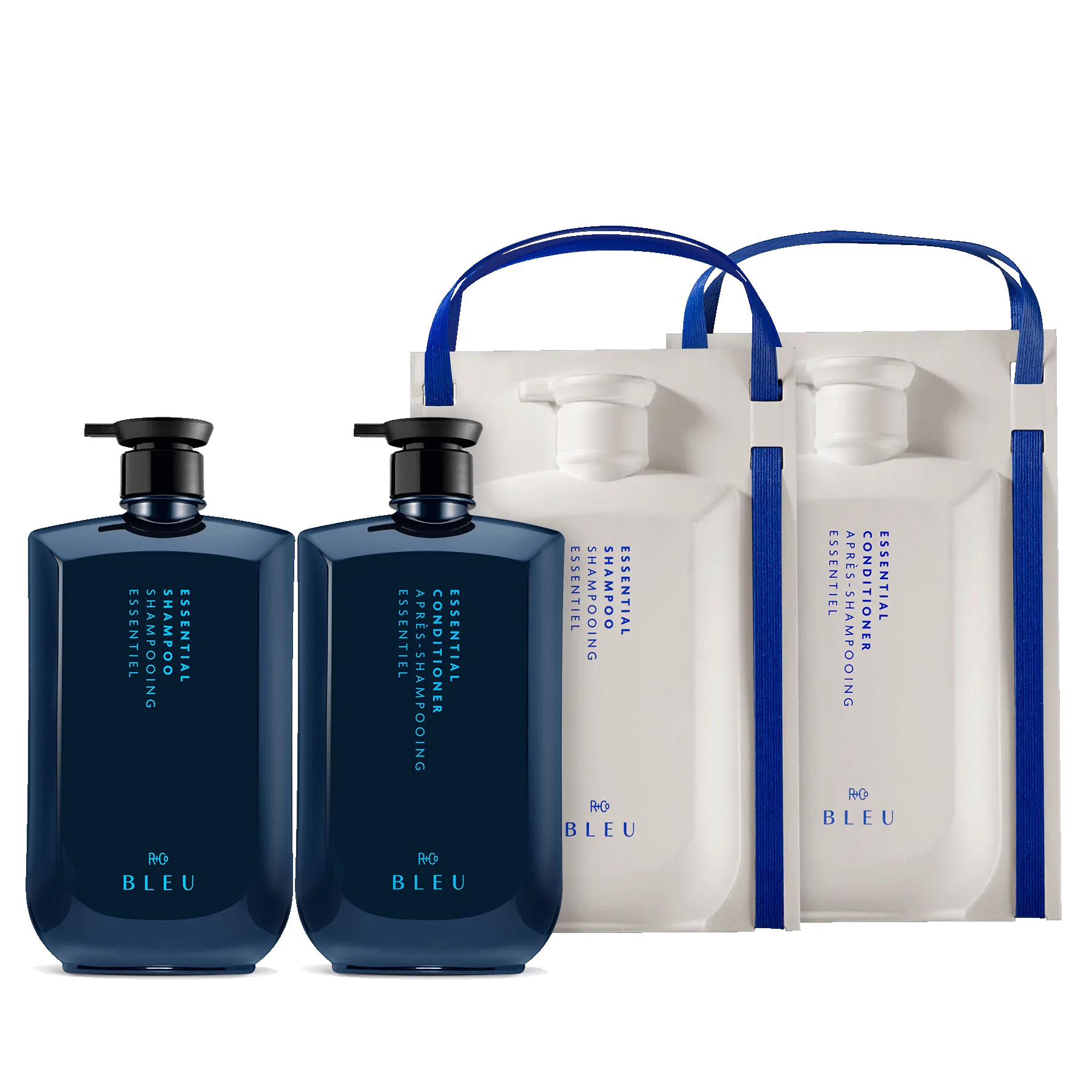 BLEU Essentials Shampoo & Conditioner Liter Set