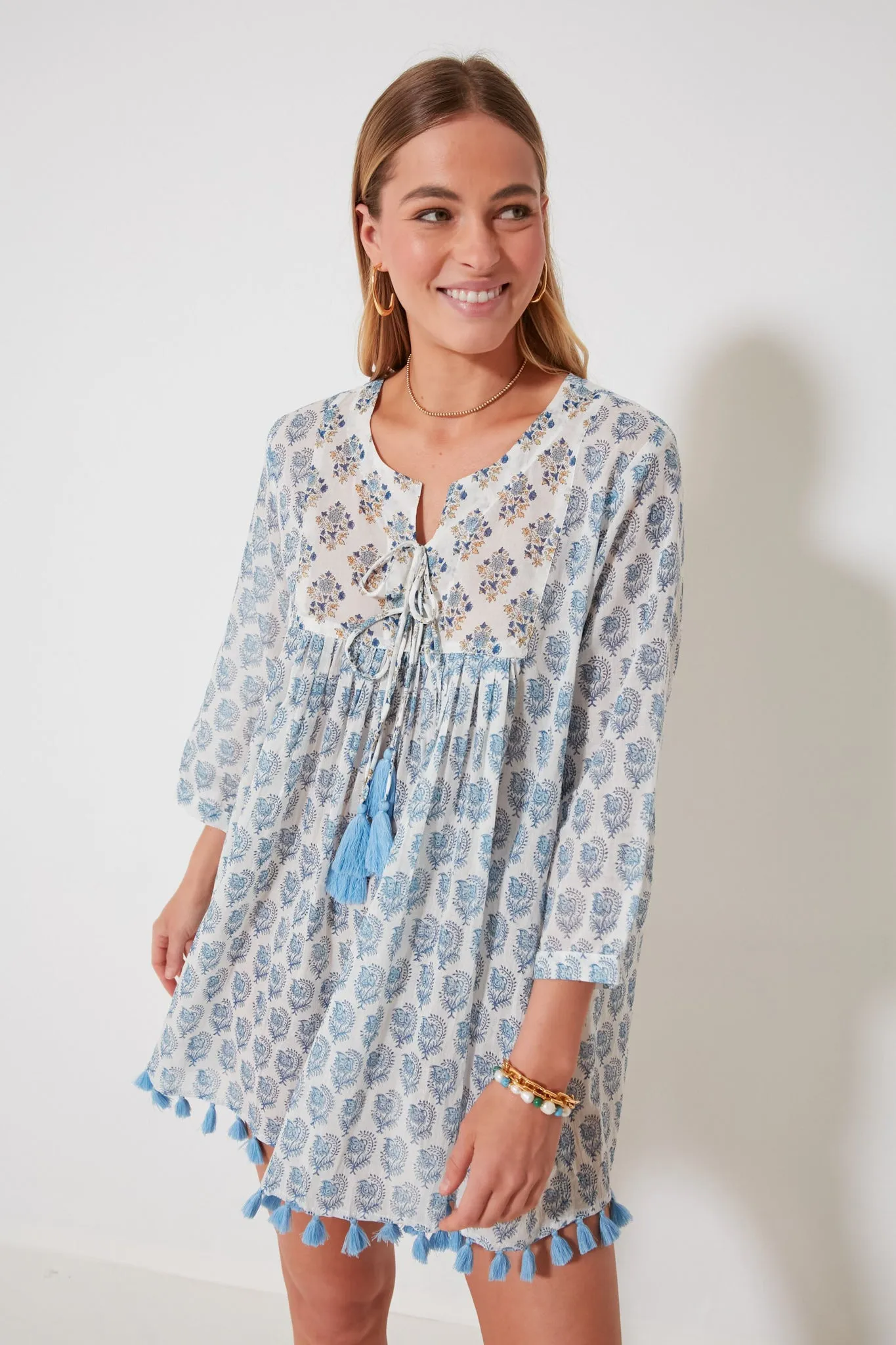 Blue Caitlin Seychelles Tunic