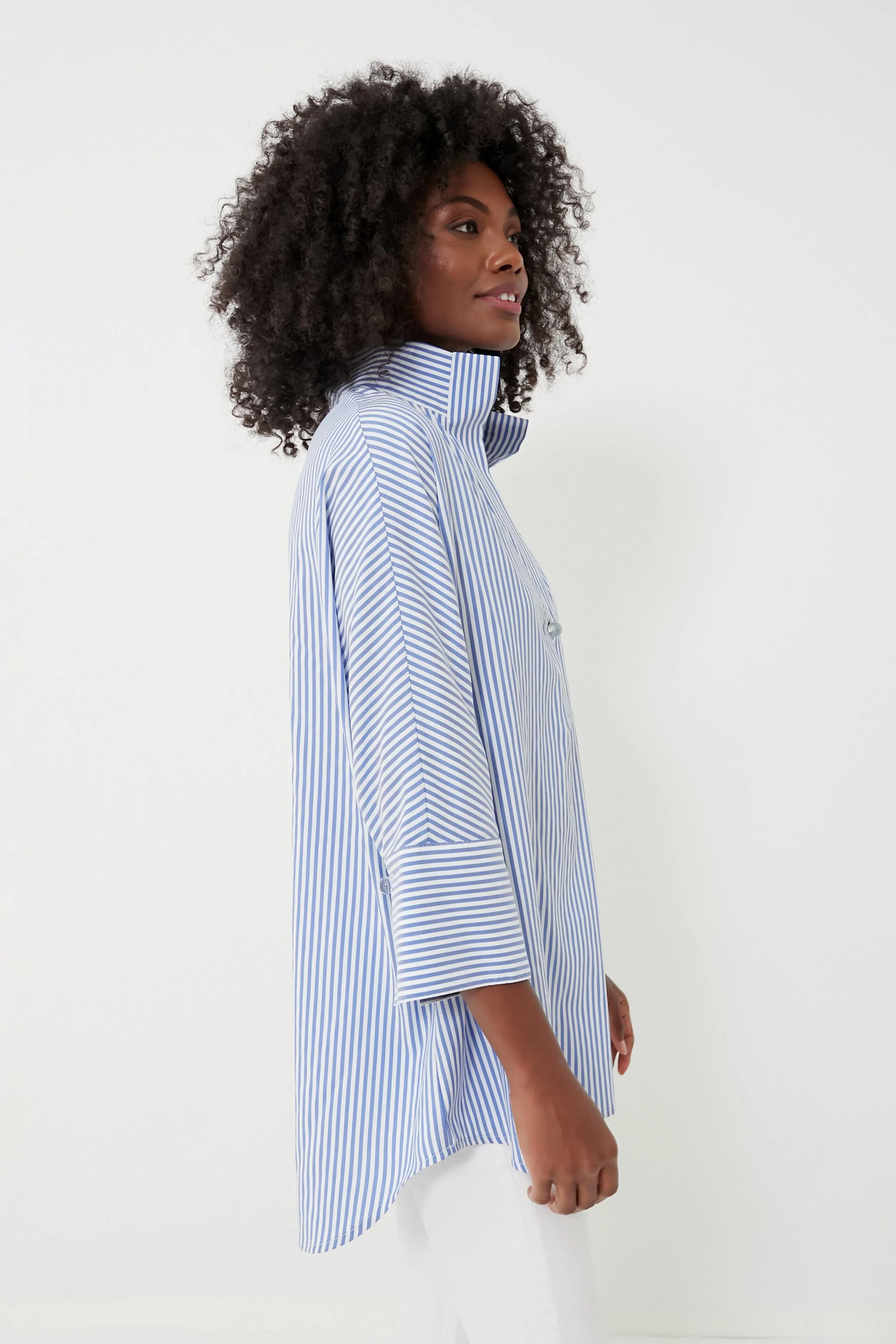 Blue Stripe Willow Blouse