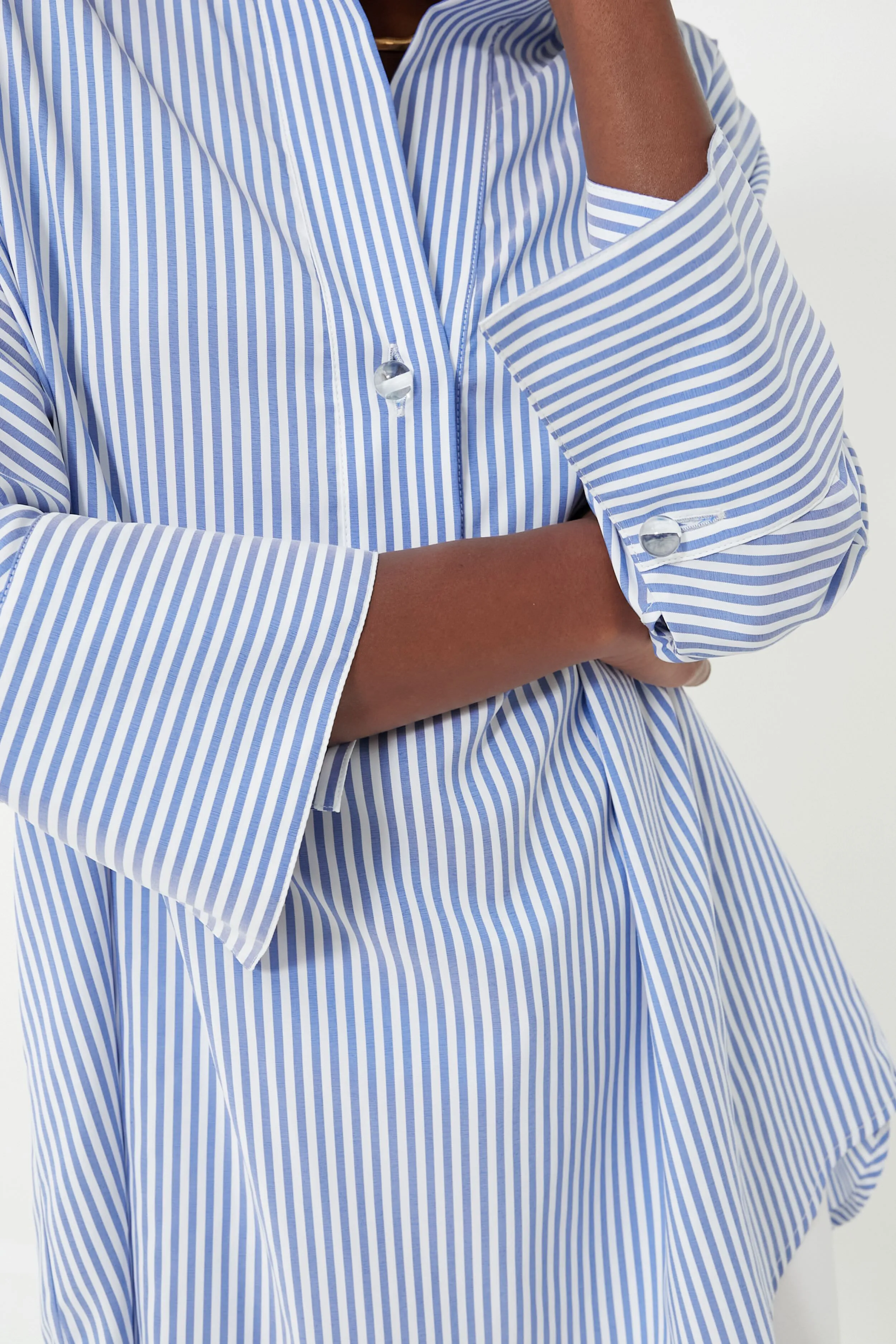 Blue Stripe Willow Blouse