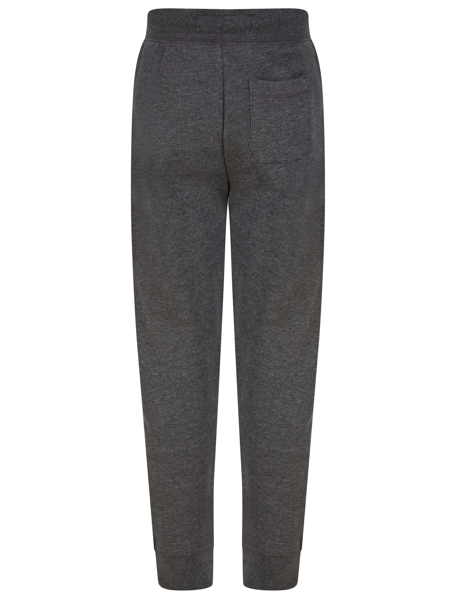 Boys Peckham Brushback Fleece Cuffed Joggers in Charcoal Marl - Tokyo Laundry Kids