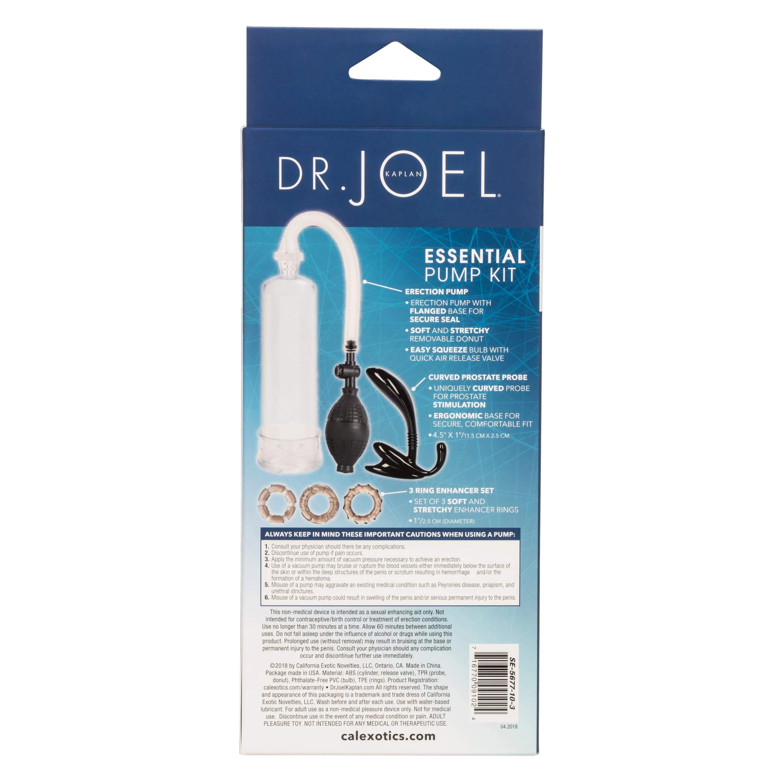 California Exotics - Dr Joel Kaplan Essential Penis Pump Kit (Clear)