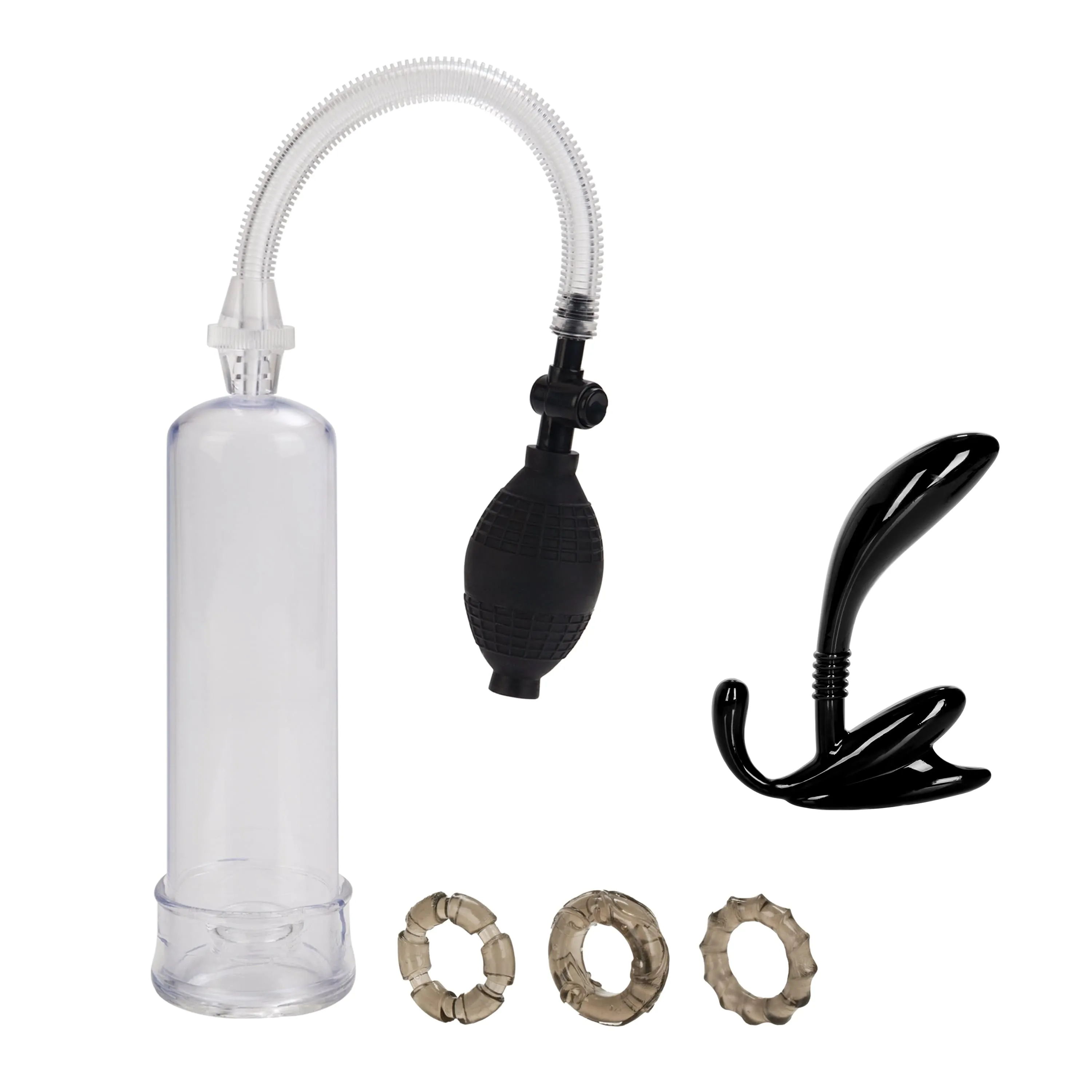 California Exotics - His Essential Penis Pump Kit (Black)