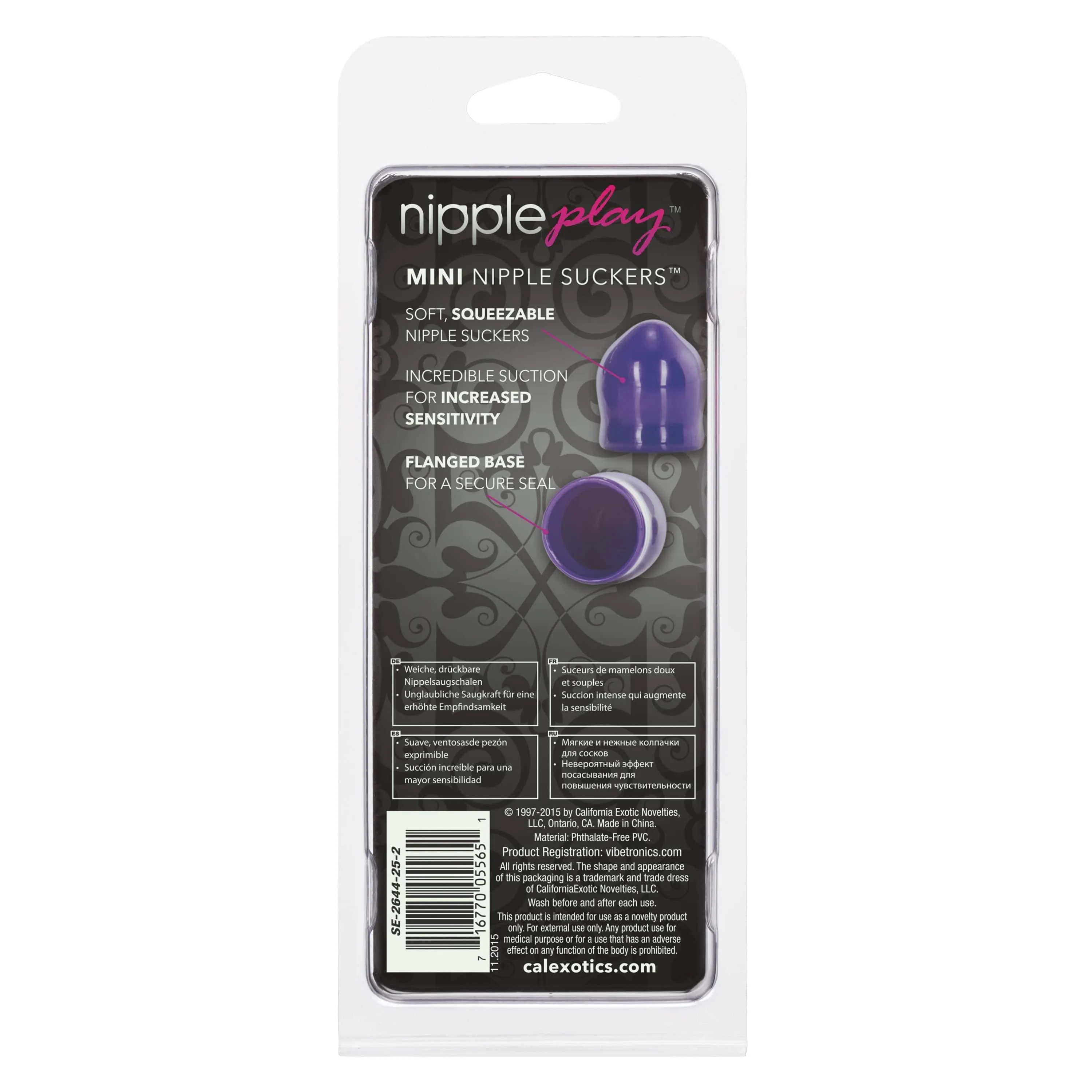 California Exotics - Nipple Play Mini Soft Nipple Suckers