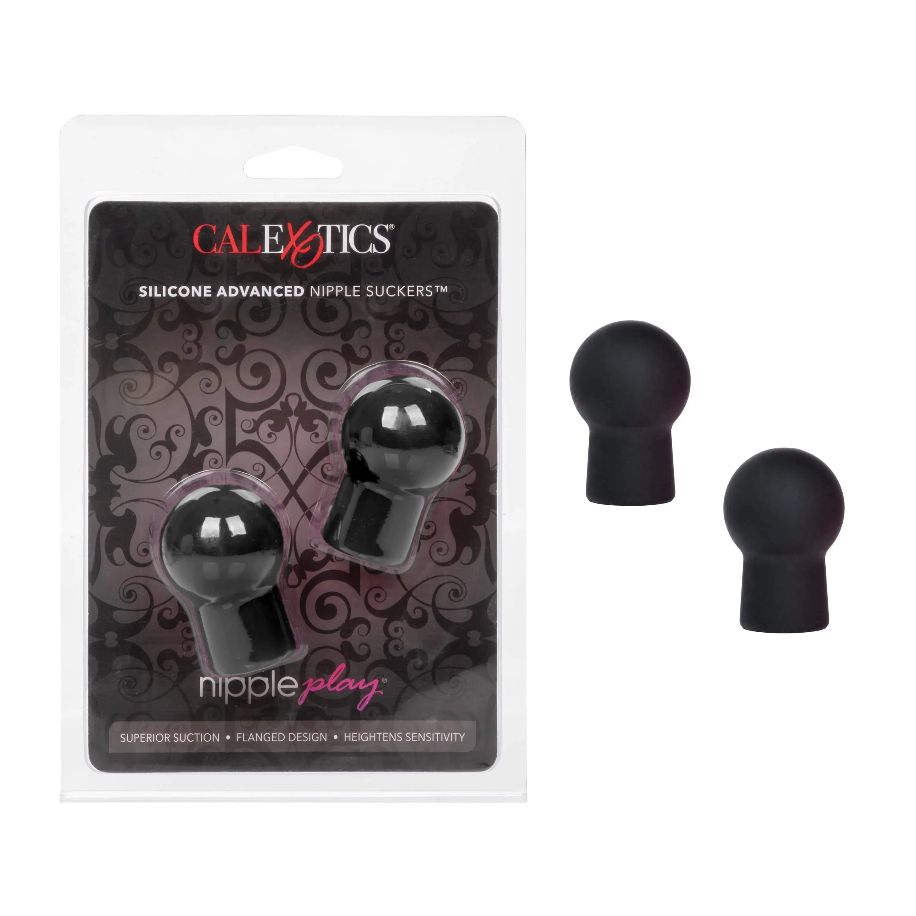 California Exotics - Nipple Play Silicone Advanced Nipple Suckers (Black)