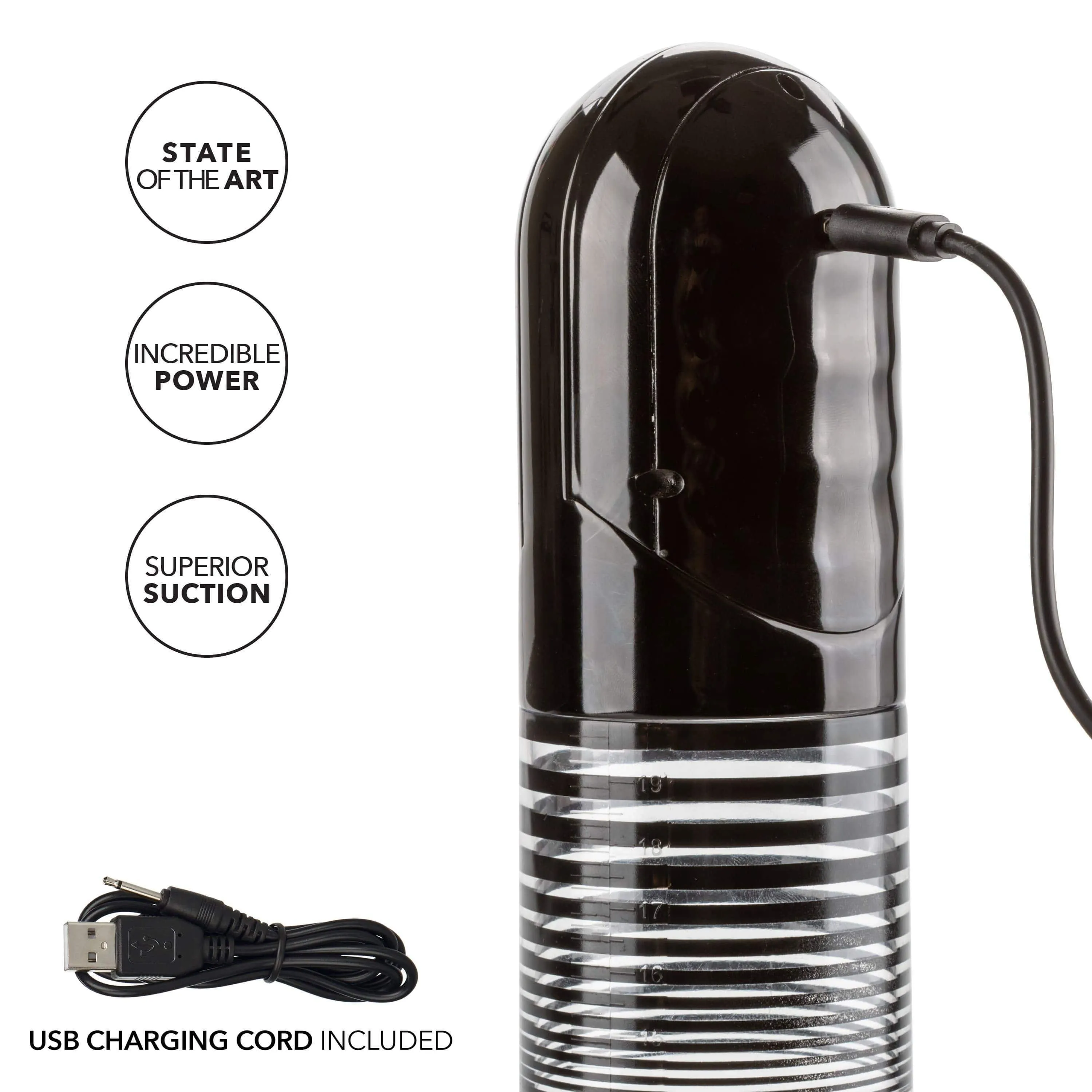 California Exotics - Optimum Series Advanced Automatic Smart Penis Pump (Clear)