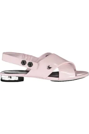 Calvin Klein Pink Polyethylene Women Sandal