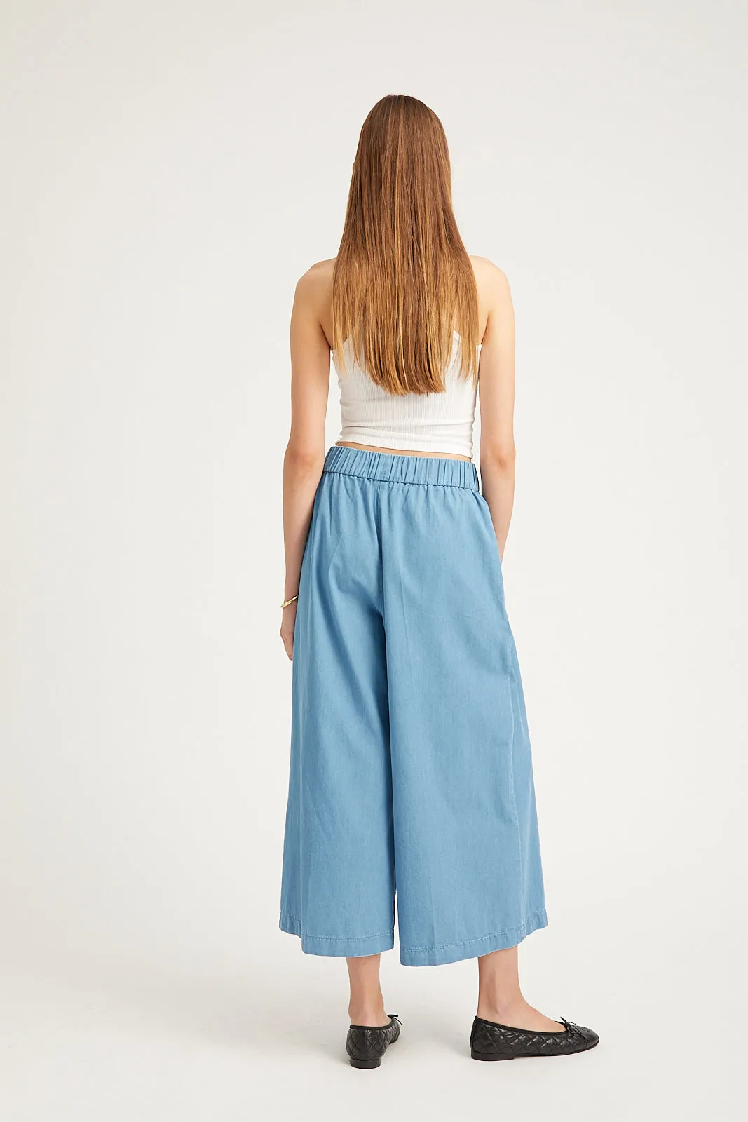 Chambray Culotte