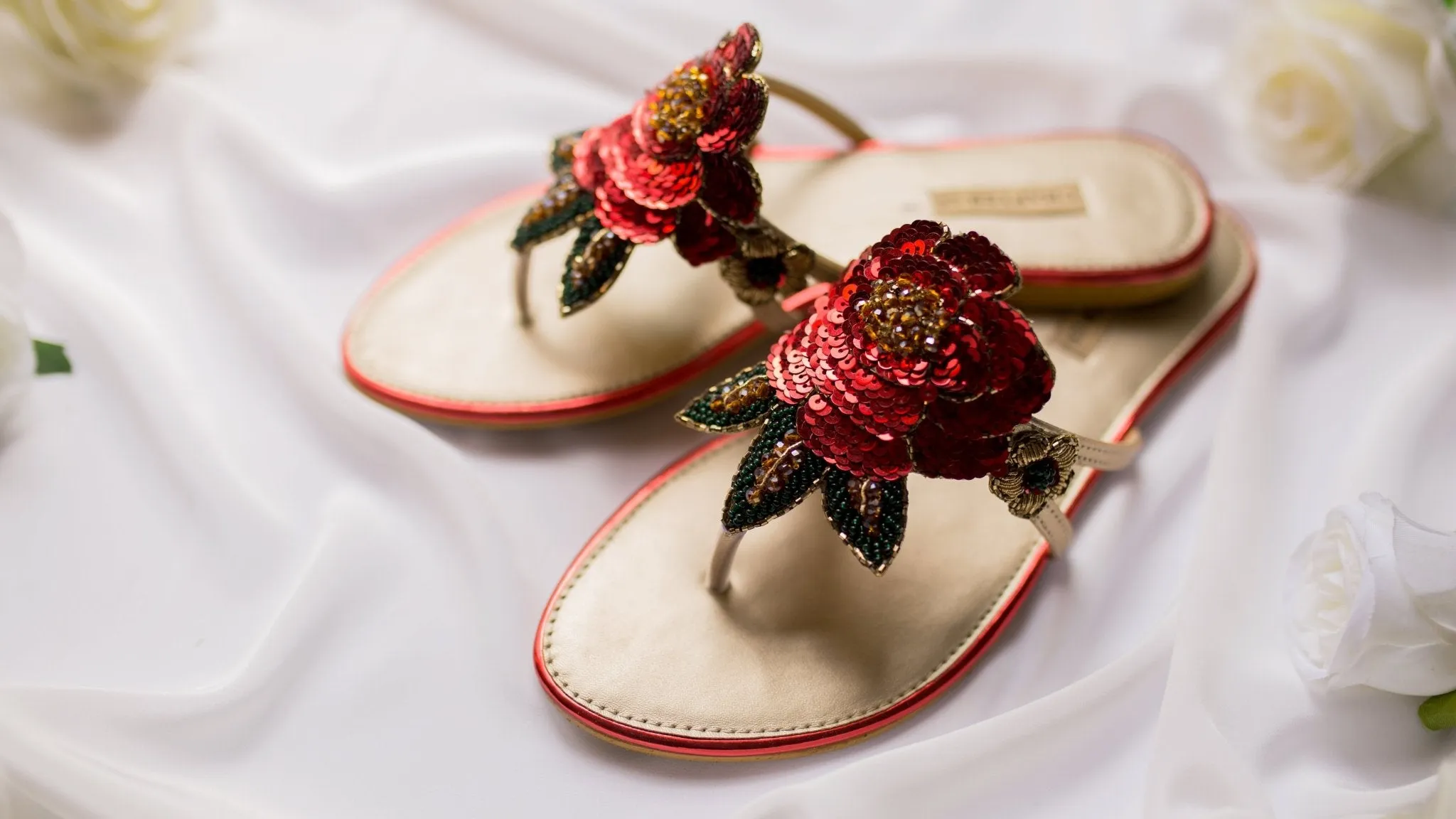 Chappals | Laal Gulab