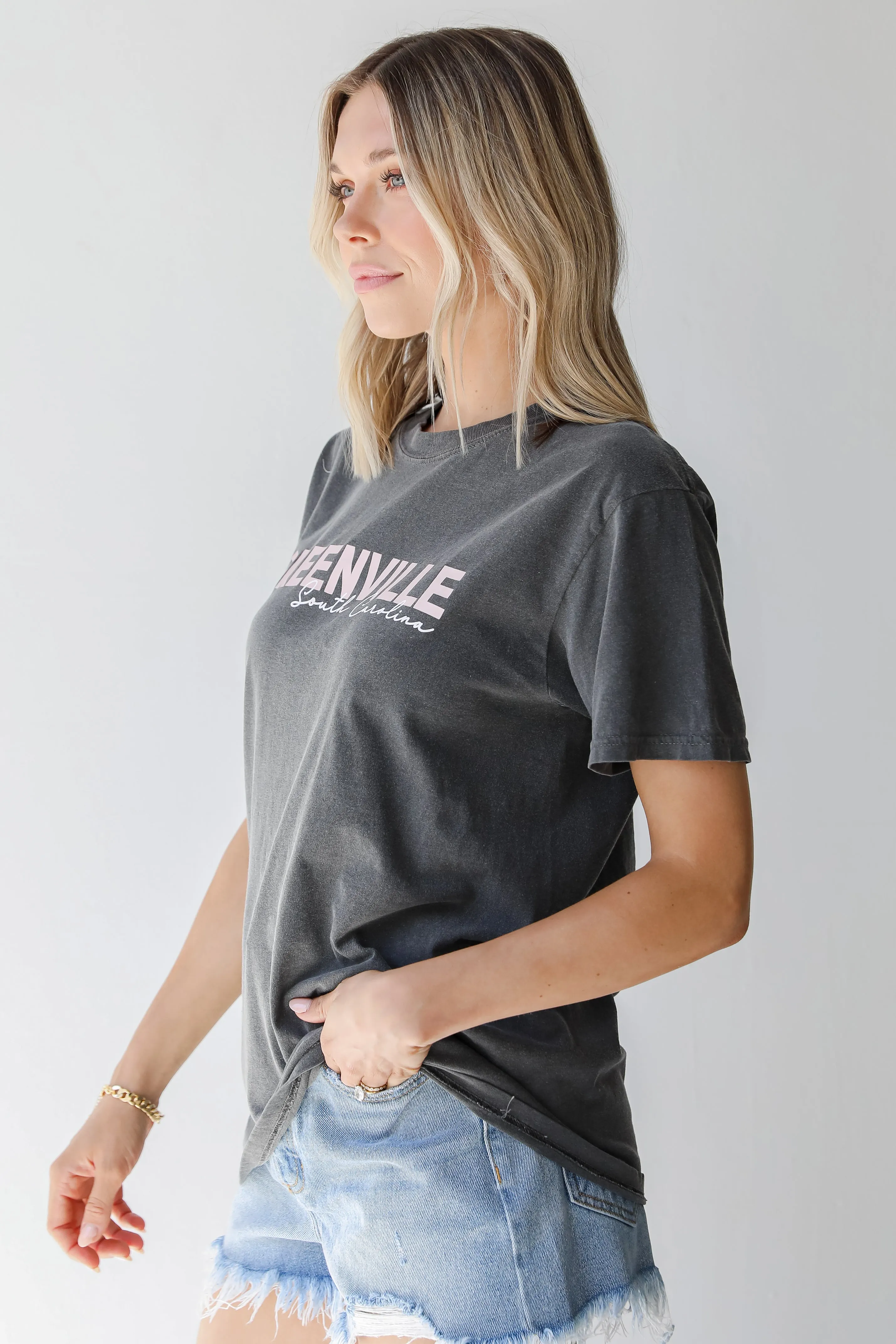 Charcoal Greenville South Carolina Tee