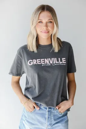 Charcoal Greenville South Carolina Tee