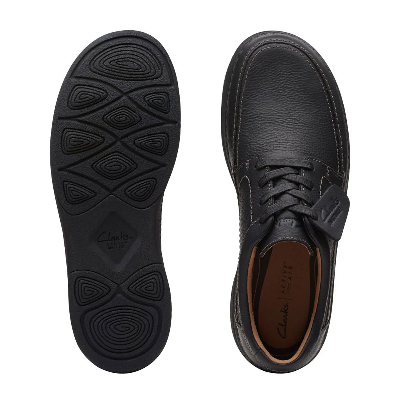 Clarks Nature 5 Lo Lace Up (Men) - Black Leather